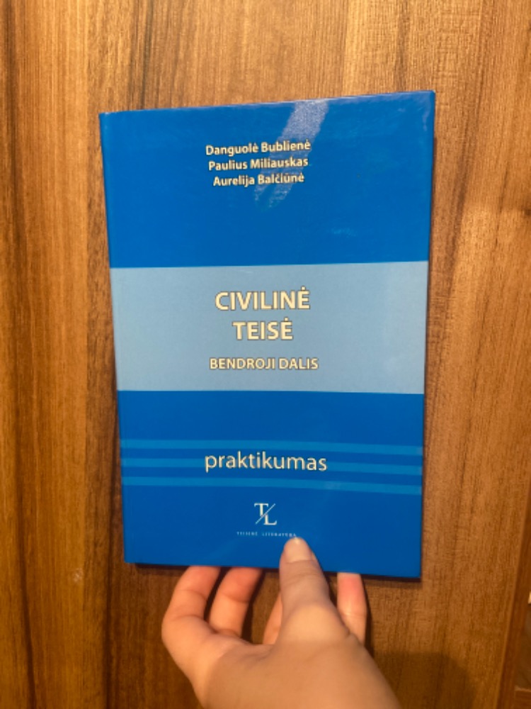 Civilinė teisė bendroji dalis