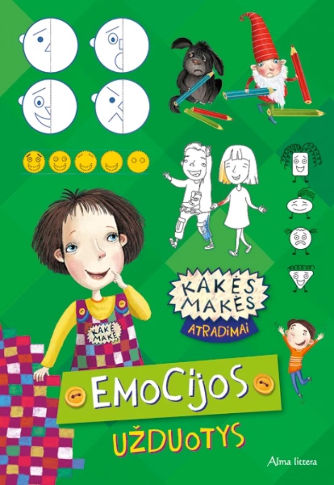 Kakės Makės atradimai. Emocijos. Užduotys​​