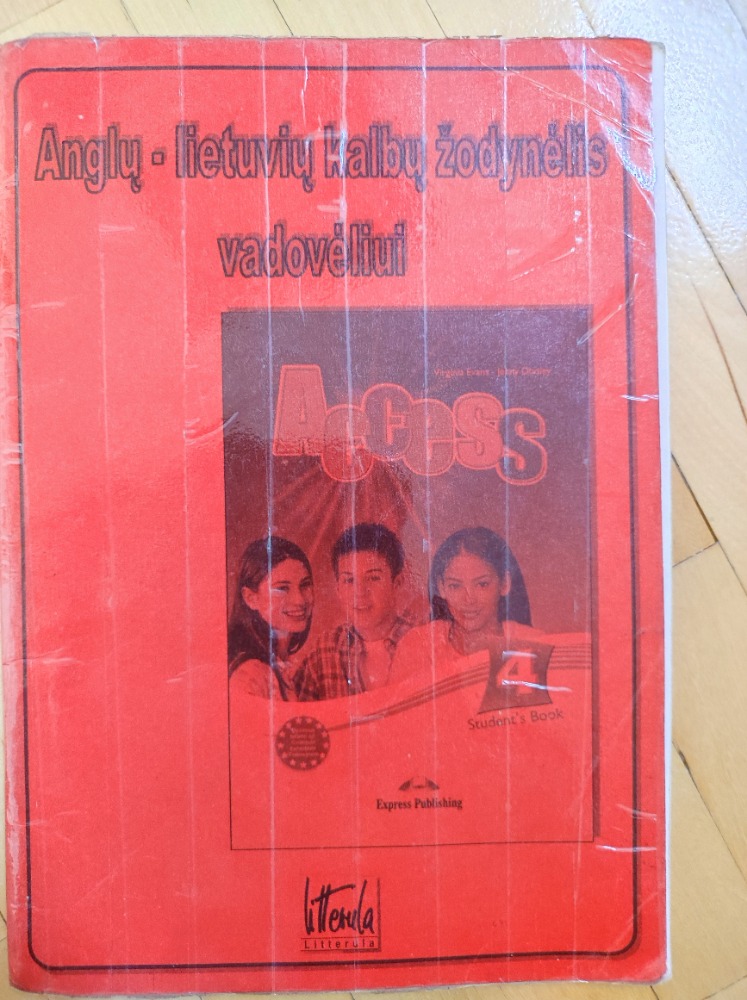 Anglų - lietuvių kalbos žodynėlis vadovėliui ACCESS 4 (B1+)