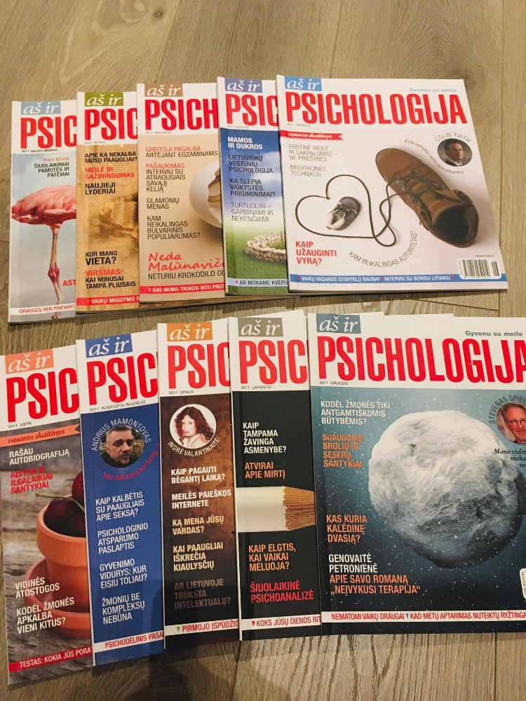 Aš ir psichologija - 2011 m. žurnalai