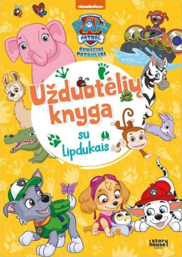 Šunyčiai Patruliai. Užduotėlės su lipdukais
