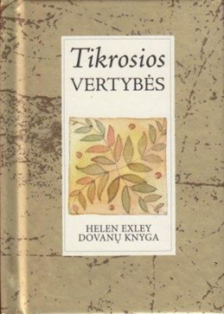 Knygelė - Tikrosios vertybės