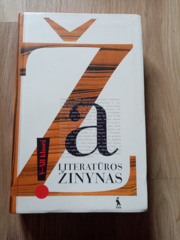Literatūros žinynas V-XII klasei 