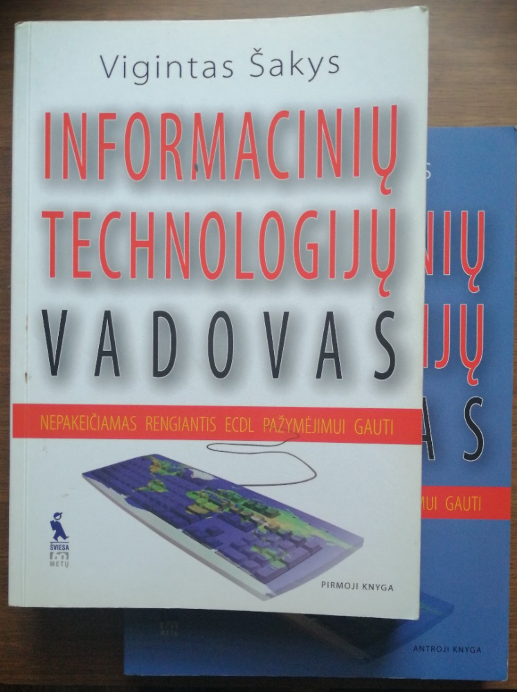Informacinių technologijų vadovas (dvi knygos) 