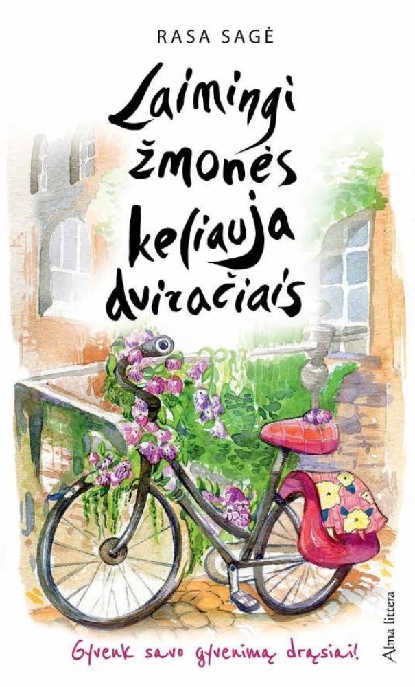 Laimingi žmonės keliauja dviračiais
