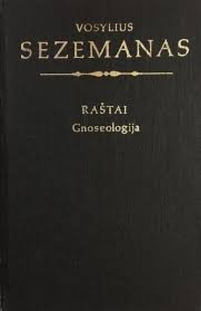 RAŠTAI. GNOSEOLOGIJA