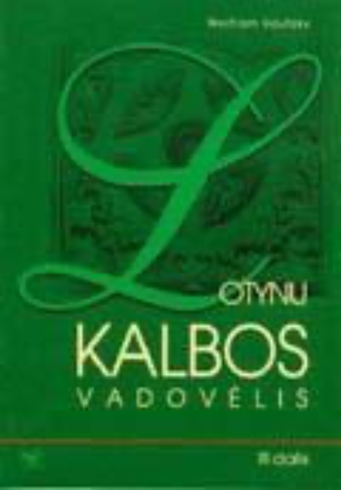 Lotynų kalbos vadovėlis III dalis