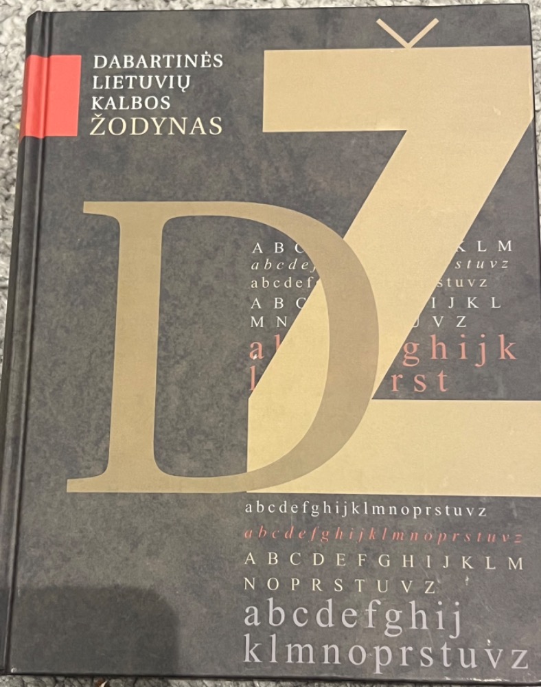 Dabartinės lietuvių kalbos žodynas