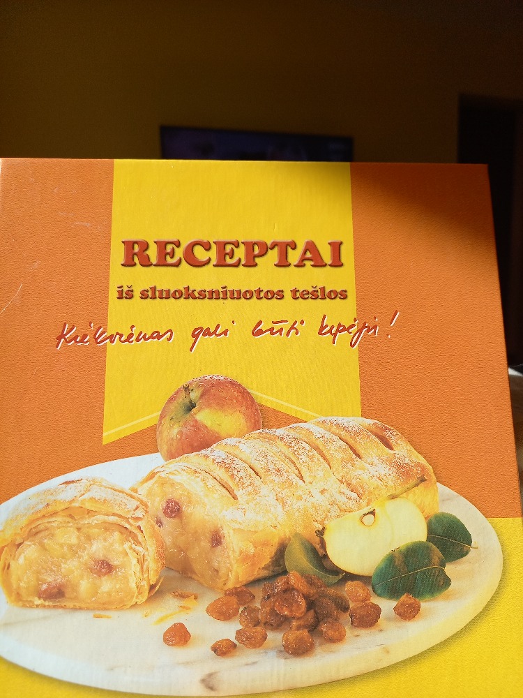 Receptai iš sluoksniuotos tešlos