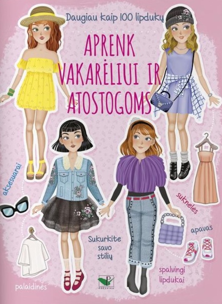 Aprenk vakarėliui ir atostogoms. Daugiau kaip 100 lipdukų