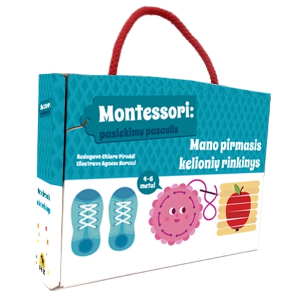 Montessori: pasiekimų pasaulis. Mano pirmasis kelionių rinkinys