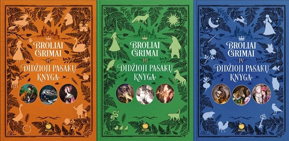 Broliai Grimai. Didžioji pasakų knyga (3 knygos)