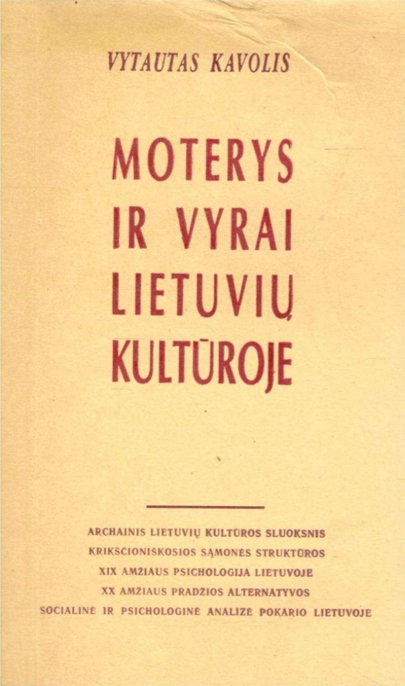  Moterys ir vyrai lietuvių kultūroje
