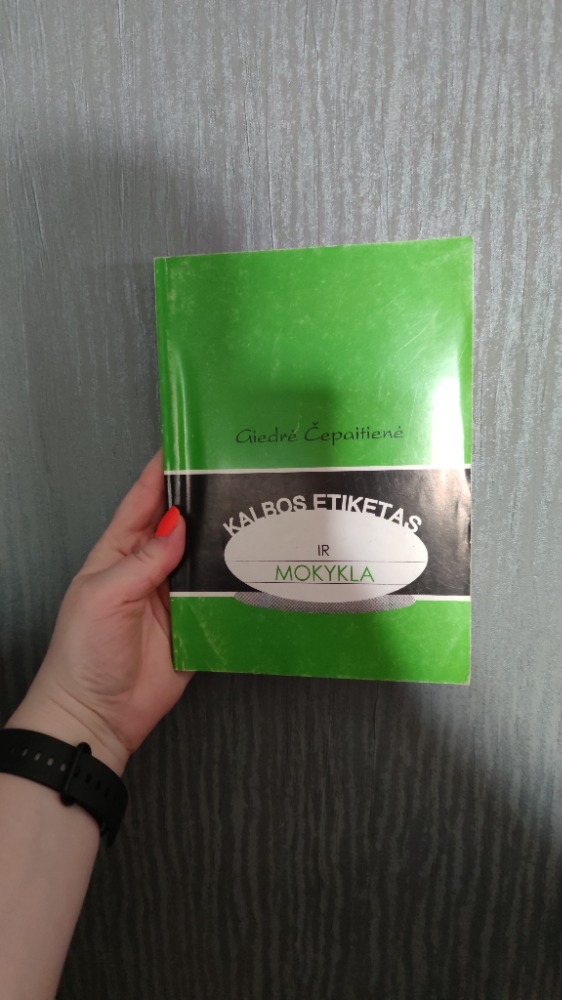 Kalbos etiketas ir mokykla