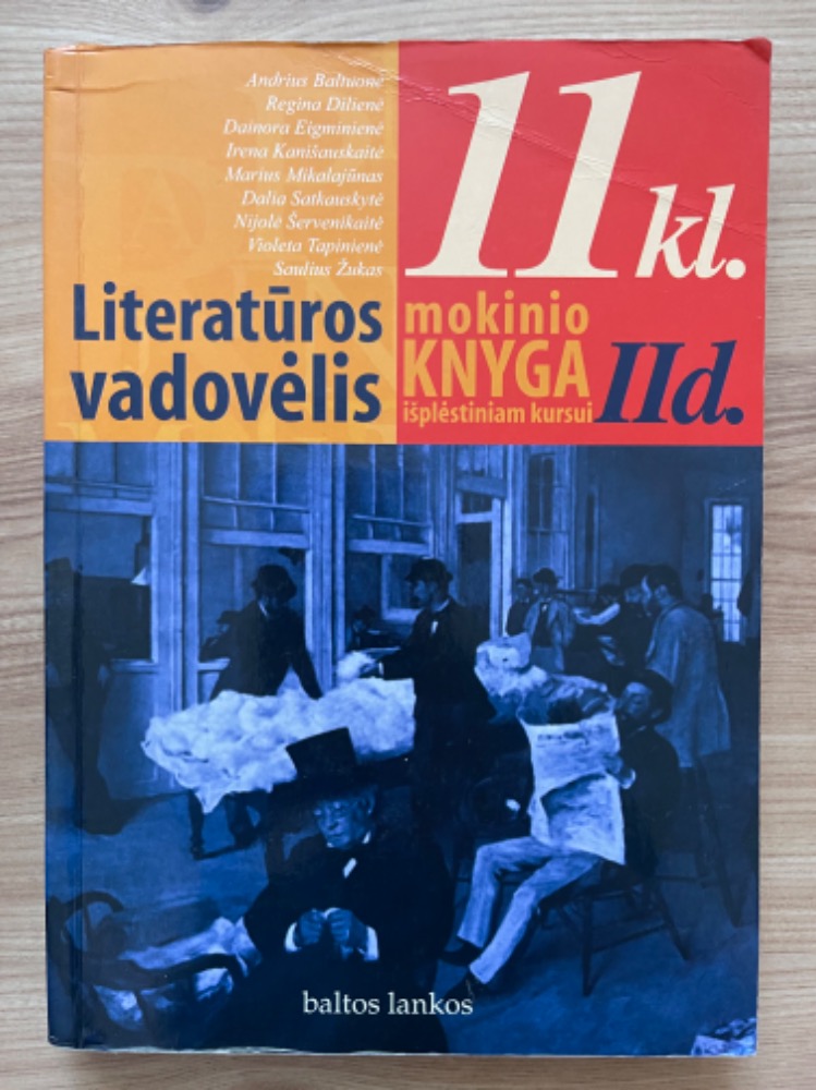 Literatūros vadovėlis 11 kl. 