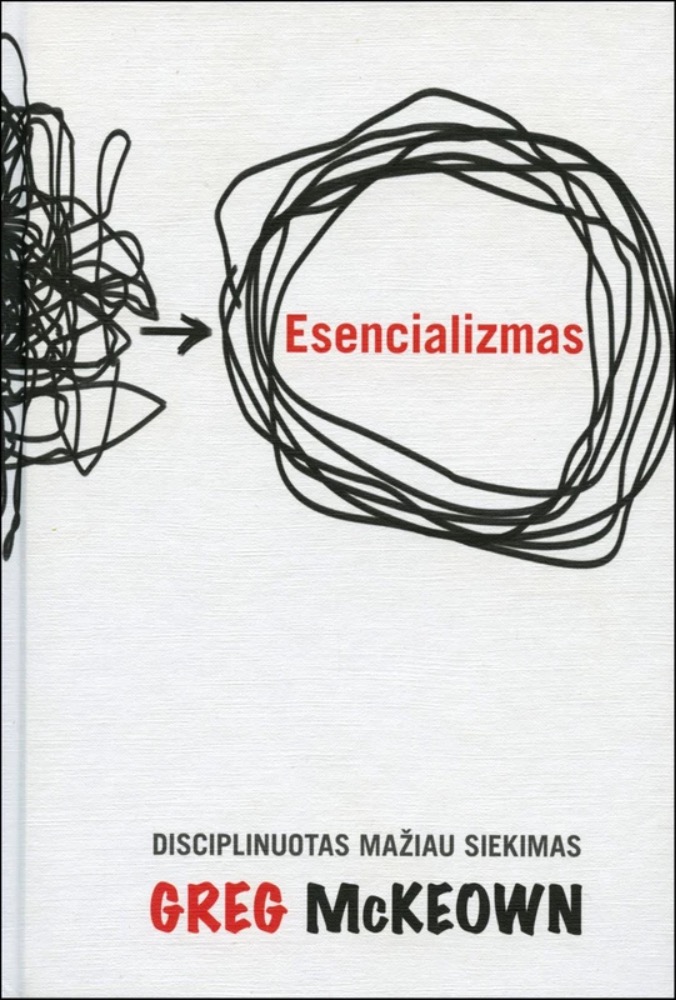 Esencializmas. Disciplinuotas mažiau siekimas