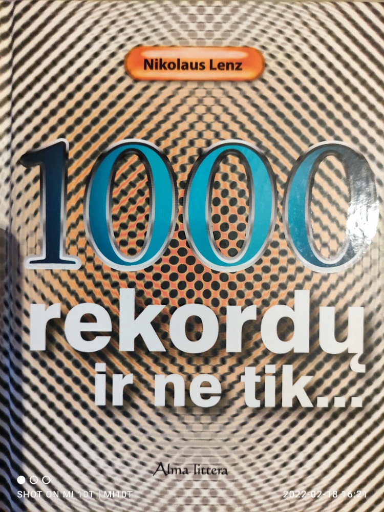 1000 rekordų ir ne tik...