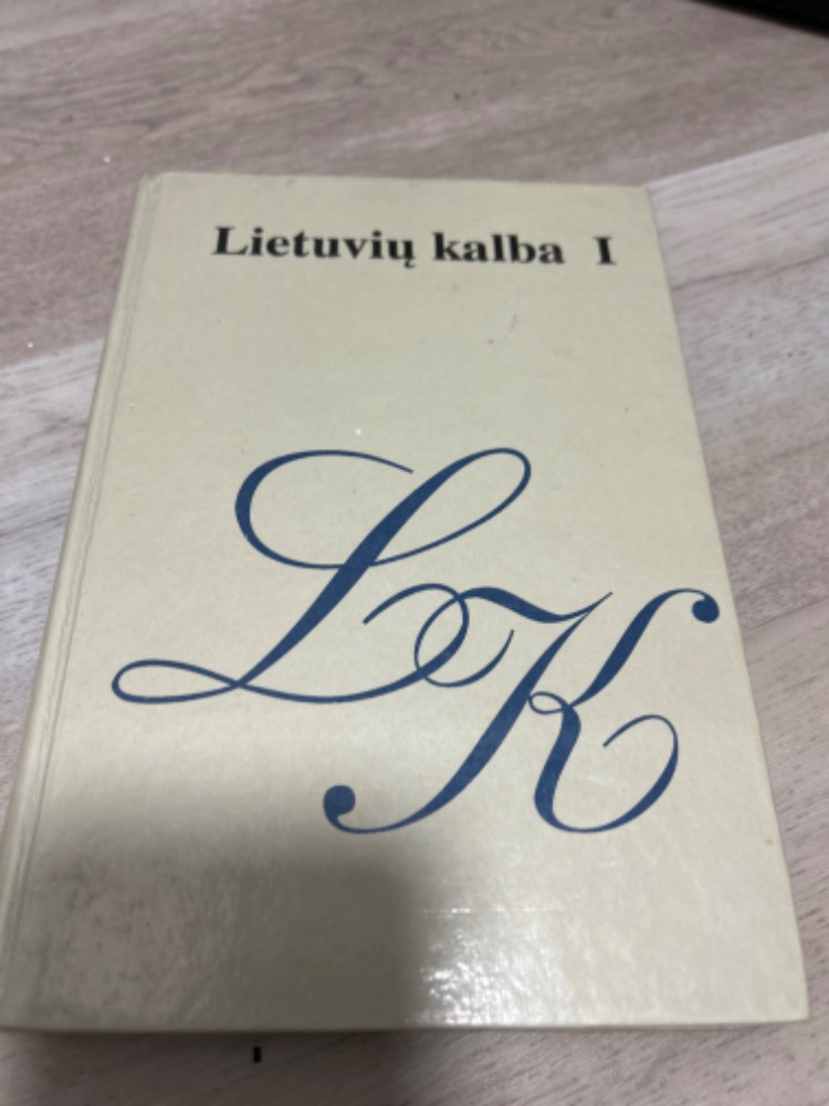Lietuvių kalba I