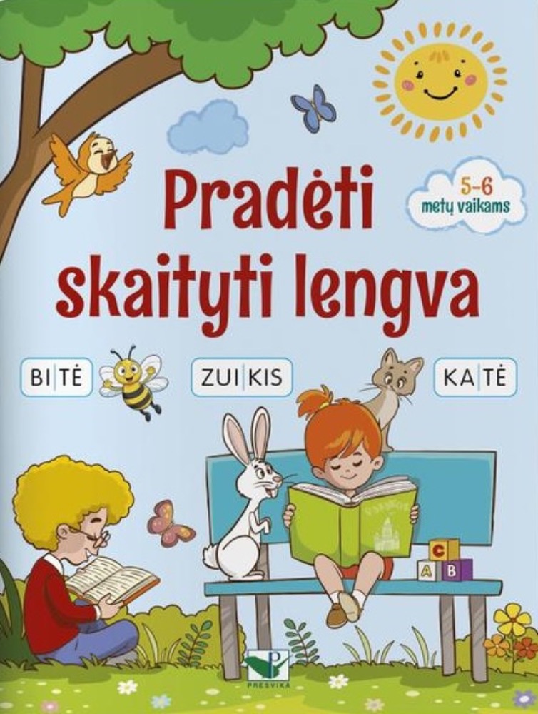 Pradėti skaityti lengva. 5–6 metų vaikams