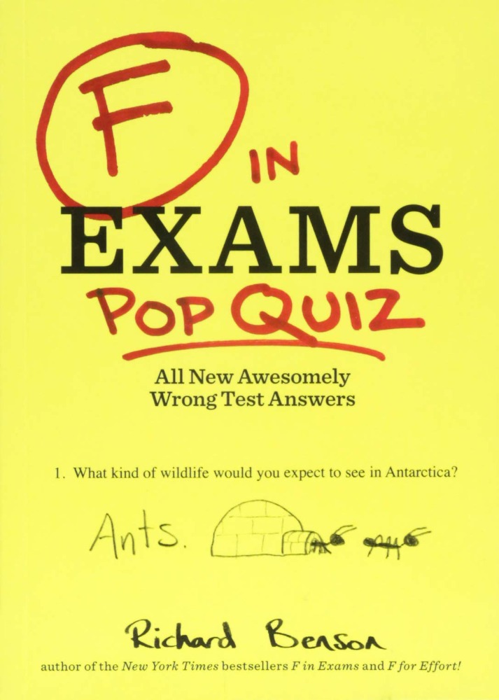 F in Exams: Pop Quiz