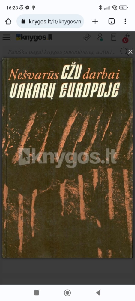 Nešvarūs CŽV darbai vakarų Europoje