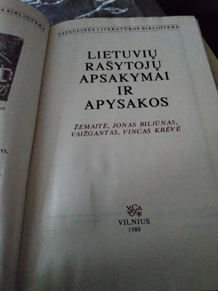 Lietuvių rašytojų apsakymai ir apysakos