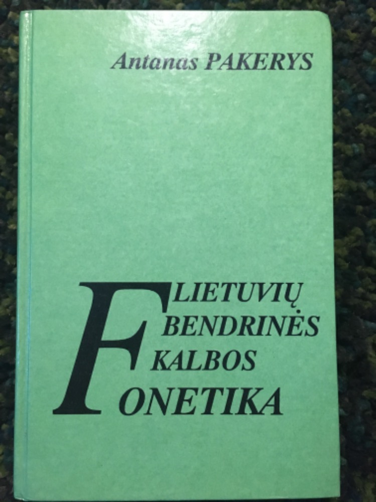 Lietuvių bendrinės kalbos fonetika