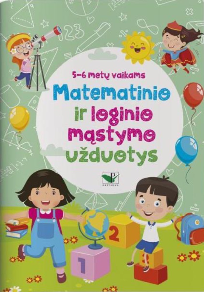 Matematinio ir loginio mąstymo užduotys 5-6 metų vaikams