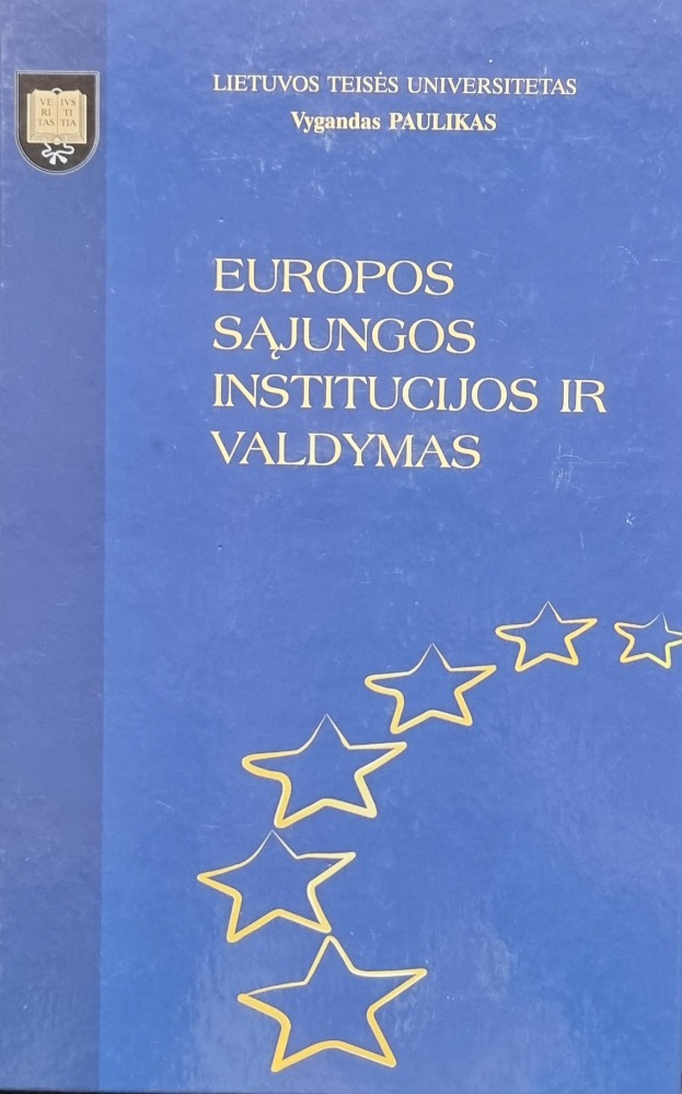 Europos sąjungos institucijos ir valdymas