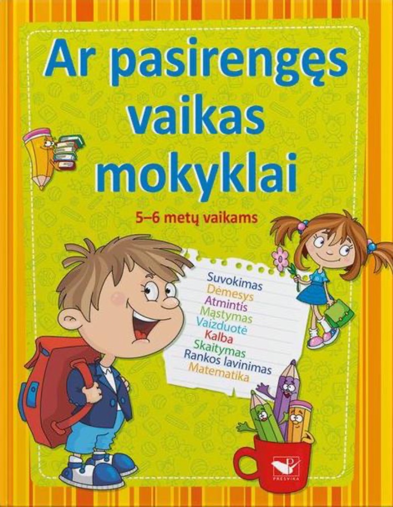 Ar pasirengęs vaikas mokyklai. 5–6 metų vaikams