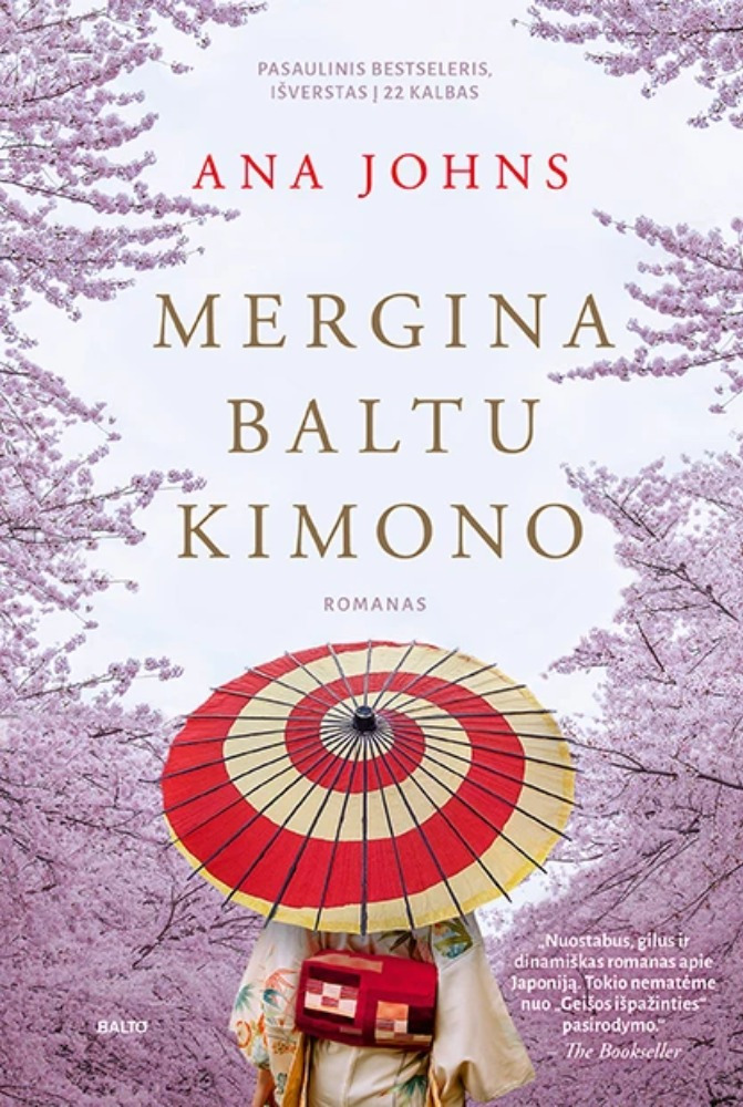 Mergina baltu kimono