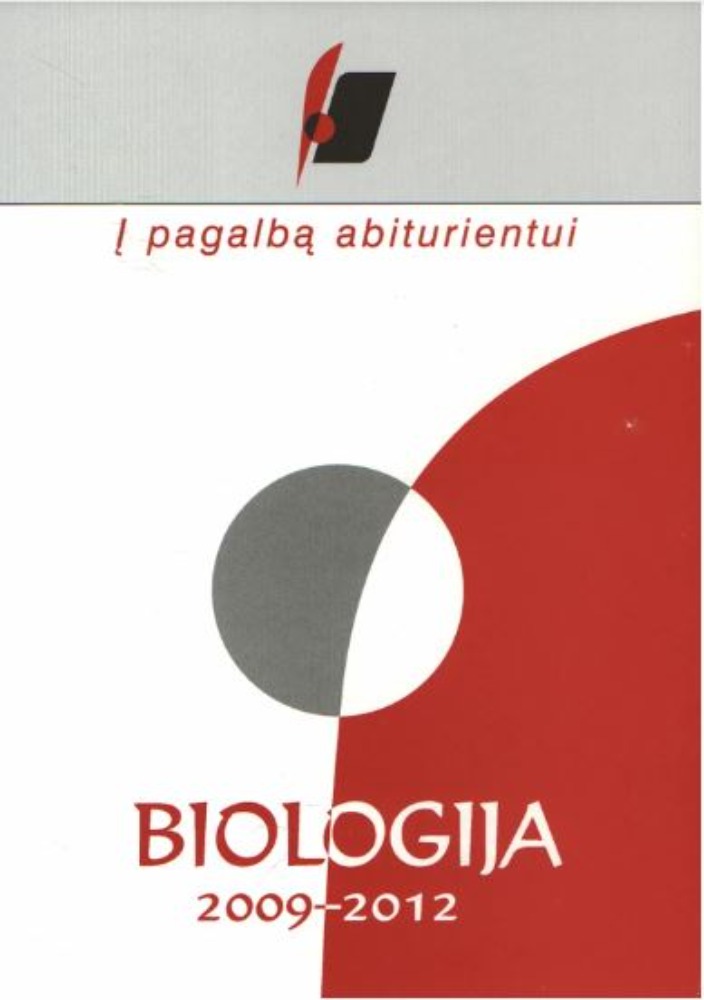 Į pagalbą abiturientui. Biologija 2009-2012