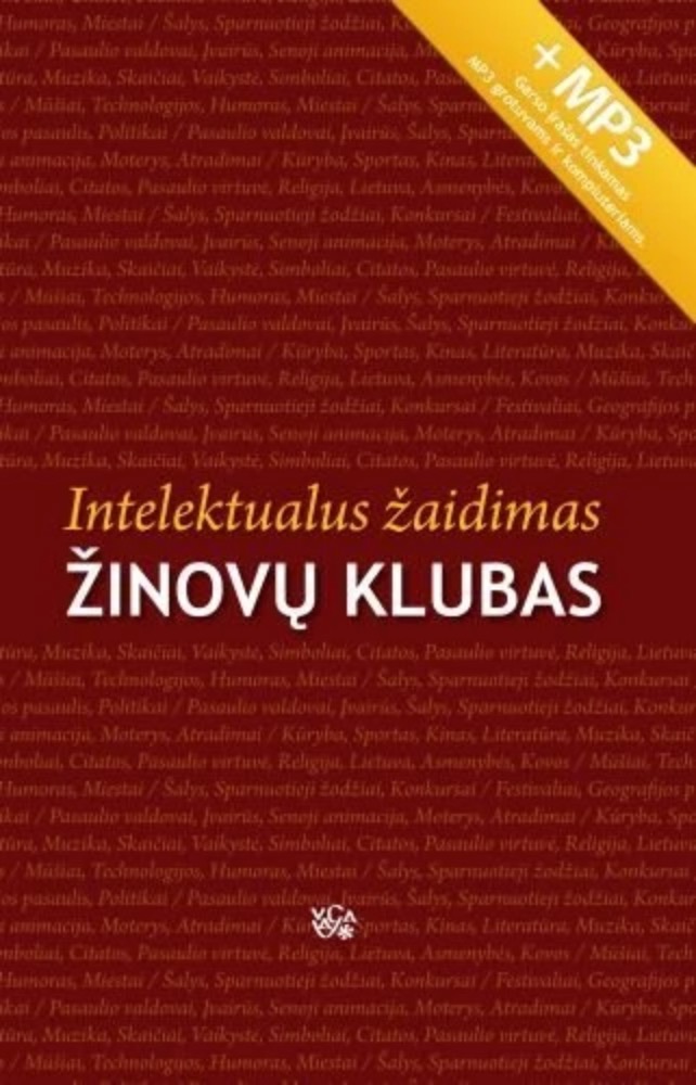 Žinovų klubas. Intelektualus žaidimas (su CD)