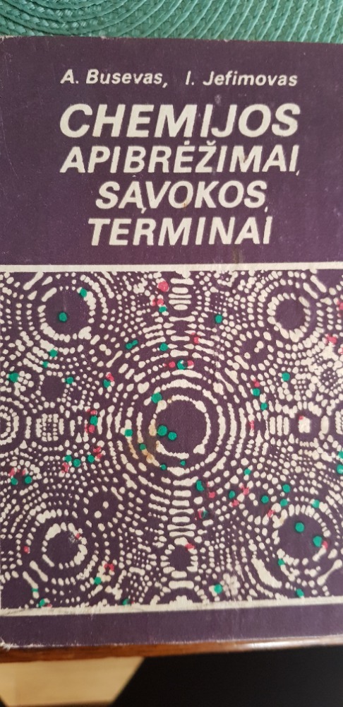 Chemijos apibrėžimai, sąvokos, terminai